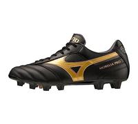 Mizuno Mixte Morelia II Pro Soccer, Noir/doré/Ombre foncée, 42 EU