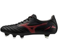 Mizuno Morelia Neo 4 Adults Soft Ground Rugby Boots Noir/Rouge/Noir 9 (43) Male