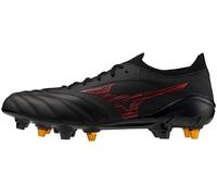 Mizuno Morelia Neo 4 Elite Adults Soft Ground Football Boots Noir/Rouge/Noir 12 (47) Male