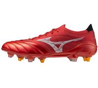 Mizuno Morelia Neo 4 Elite Adults Soft Ground Football Boots Rouge/Blanc/Noir 8 (42) Male