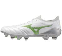 Mizuno Morelia Neo 4 Elite Adults Soft Ground Football Boots Wht/N Grn/C Gry 9.5 (44) Male