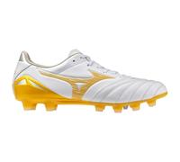 Mizuno Morelia Neo IV Pro MD Chaussures de rugby Blanc/doré, blanc/doré, UK 9