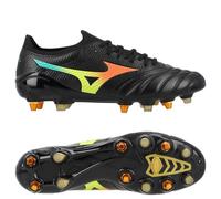 Mizuno Morelia Neo V Beta Made In Japan Sg Bright Black - Noir/orange - Terrain Gras (Sg) 43