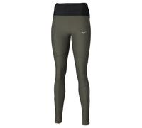 Mizuno - Multi Pocket Long Tight - Collant running femme Forest Night - L