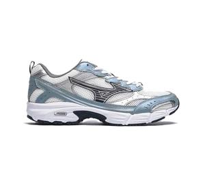 Mizuno MXR Baskets de sport unisexes Blanc neige Aimant Argenté