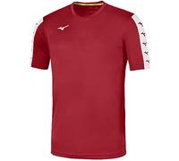 Mizuno Nara Training Tee M T-Shirt pour Homme, Homme, T-Shirts, 32FA9A51, Rouge, M