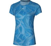 Mizuno PARIS DRYAEROFLOW TEE Femme Bleu - T-shirts de running hommes S