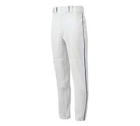 Mizuno Piped Pant Pantalon passepoilé Premier, Gris/Bleu Marine, XXL Homme