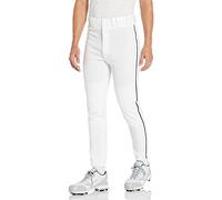 Mizuno Premier Piped Pant (White/Navy, Large)