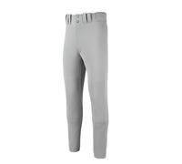 Mizuno Premier Players Pantalon de Baseball pour Adulte avec Bas élastique L Gris
