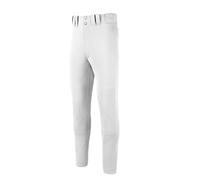 Mizuno Premier Players Pantalon de Baseball pour Adulte avec Bas élastique M Blanc