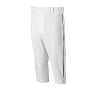 Mizuno Pantalon Piped Pant Premier passepoilé court Homme Blanc/Noir XS