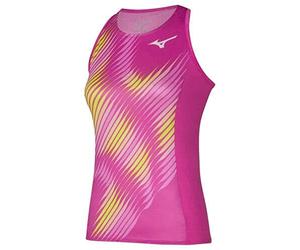 Mizuno Printed Tank T-Shirt sans Manches Femme