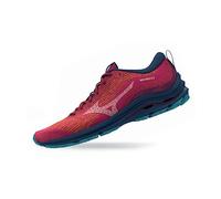 Mizuno Rider 27 G-TX Donna Chaussures de Course de Trail Rouge Bleu