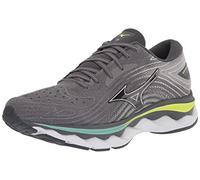 Mizuno Running Men's Wave Sky 6 Running Shoe, Quiet Shade-Silver, 9.5 Wide