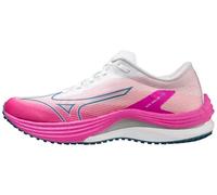 Mizuno Running Women's Wave Rebellion Flash Water Shoe, White-Silver, 8