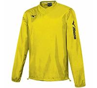 Mizuno Sendai Trad Rain Jacket Veste, Jaune Fluo, L Mixte