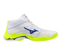 Mizuno Shoe Wave Lightning Elite MID. 39 - White LightYellow Dazzling Blue 44, 39 White Lightyellow Dazzling Blue, 41 EU