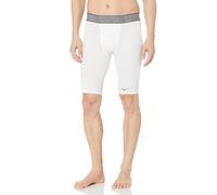 Mizuno Short Coulissant rembourré Aero Vent Homme, Blanc, S