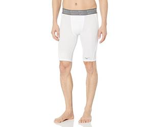 Mizuno Short Coulissant rembourré Aero Vent Homme, Blanc, S