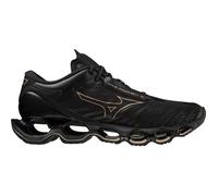 Mizuno Wave Prophecy 12 Chaussures de Course Unisexe Adulte, Noir/GE Gold, 40 EU, Black Ge Gold, 40 EU