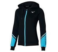 Mizuno Sweat à Capuche Athletics pour Femme, Noir, XS, Noir, XS