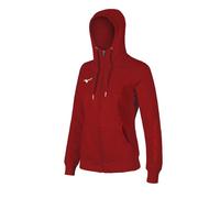 Mizuno Sweat À Capuche FZ, Femme - 62 (Rouge)