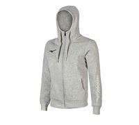 Mizuno Sweat Fz Hoodie Jr Sweat-Shirt Unisexe pour bébé, Mixte bébé, Maillot de survêtement, 32EC890005, Gris (Heather Grey), 128