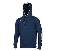 Mizuno Sweat Hoodie Sweatshirt pour Homme, bleu, taille M