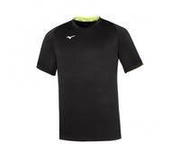 Mizuno T-Shirt Homme Core Short Manche Tee - 09 ( Noir/Jaune Fluo )
