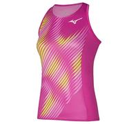 Mizuno Tank imprimé Débardeur, Fuchsia Fedora, M Femme