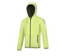 Mizuno 32EE7002 Mirco Veste coupe-vent pour homme, blanc - Jaune - Large
