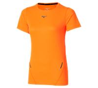 Mizuno - Tech Light Dryaeroflow Short Sleeve Tee - T-shirt femme Tangelo - S