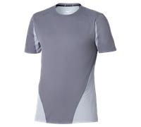 Mizuno - Tech Light Dryaeroflow Short Sleeve Tee - T-shirt homme Odyssey Gray - XXL