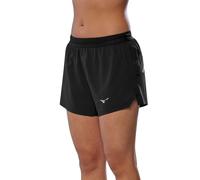 Mizuno - Tech Light Split 3.5 Short - Short running femme Black - S