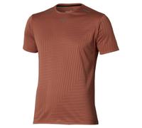 Mizuno - Tech Light SS Tee - T-shirt homme Copper Brown - XXL