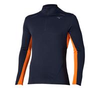 Mizuno Tech Thermal Charge Half Zip Maillot De Course Hommes-Bleu, Taille S