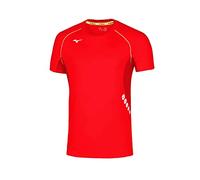 Mizuno Tee JPN Premium T-Shirt, Rouge/Rouge, XL Homme
