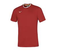 Mizuno Tee T-Shirt, Rouge/Blanc, M Homme