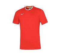 MIZUNO Tee T-Shirt, Rouge/Blanc, M Hommes