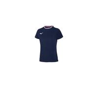 MIZUNO Tee (W) T-Shirt, Bleu Marine/Blanc, M Femmes