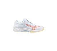 Mizuno Thunder Blade V1GC237030 Chaussures de volleyball d'intérieur pour femme Blanc, White Calypso Coral Pale Banana, 38.5 EU