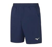 MIZUNO Tokyo Micro Bermuda Shorts, Bleu Marine/Jaune Fluo, L Mixte