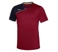 Mizuno Trad Shukyu Shirt, Bordeaux/Bleu Marine, L Mixte