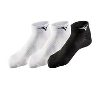 Mizuno Training Mid 3P Chaussettes, White/White/Black, M Mixte