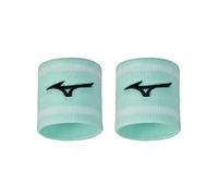 Mizuno Unisex Green Short Wristbands With Lines