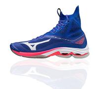 Mizuno V1GA2002 Mixte Adulte Chaussure de Volleyball, Reflexbluec/Silverdpink, 44 EU