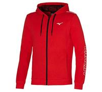 Mizuno Veste de survêtement d'entraînement, Rouge Incandescent, M Homme