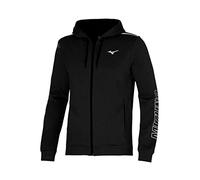 Mizuno Veste de survêtement d'entraînement, Noir, XXL Homme