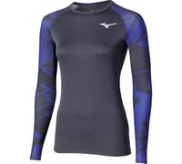 Mizuno Virtual Body G5 Long Sleeve Base Layer Gris XS Femme